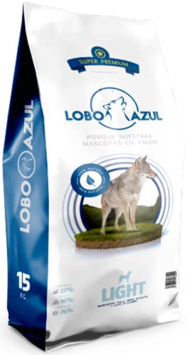 Piensos Lobo Azul Light 15 Kg Super Premium para Perros